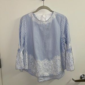 Zara stripe blouse